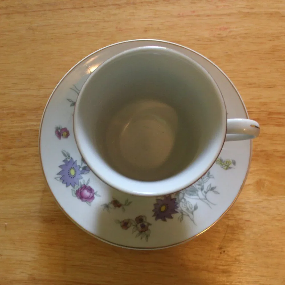 Porcelain Tea Cup- Wild Flowers